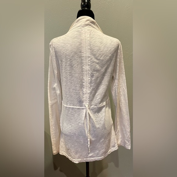 Mur Mur off-white, double breasted jacket, drawstring collar and long sleeves - Picture 2 of 5